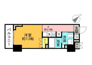 レジディア渋谷【5階】の間取り