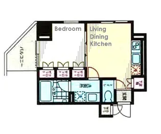 1LDKの間取り画像