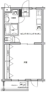 グラントレゾール明大前【3階】の間取り
