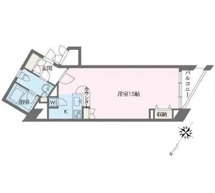ドゥーエ学芸大学【0906号室】の間取り