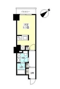 TKフラッツ渋谷【9階】の間取り