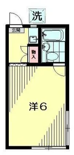 中山コーポ【2階】の間取り