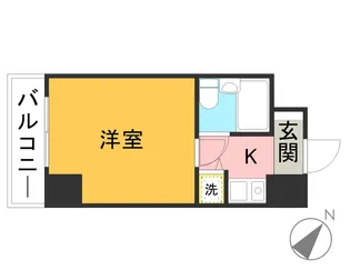 ライオンズマンション三軒茶屋第6【502号室】の間取り