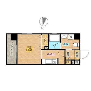 パークキューブ板橋本町【10階】の間取り