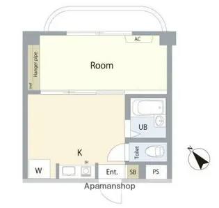 東京都大田区北千束1丁目【マンション】の間取り