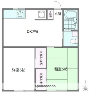 東京都杉並区久我山5丁目【アパート】の間取り