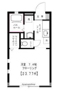 東京都杉並区久我山2丁目【アパート】の間取り