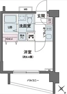 エコロジー都立大学レジデンス【6階】の間取り