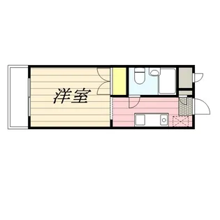 立花ハイツ【1階】の間取り