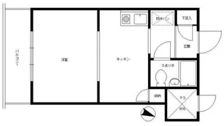 トップ明大前第3【2階】の間取り