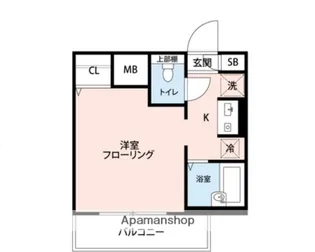 メインステージ中野坂上【2階】の間取り