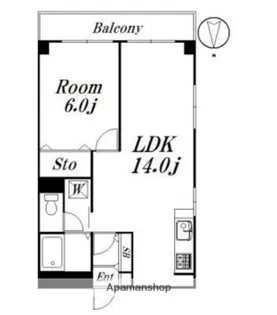 東京都杉並区上井草4丁目【マンション】の間取り