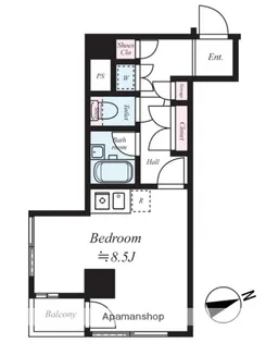 ジェイパーク南大井【2階】の間取り