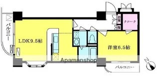 大須賀第二レジデンス【9階】の間取り