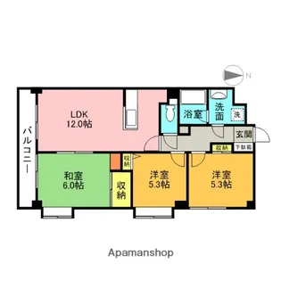 ルミエール荻窪【2階】の間取り
