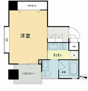 ベルファース市ヶ谷【6階】の間取り