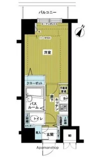 東京都渋谷区本町1丁目【マンション】の間取り