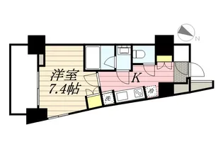 MFPRコート武蔵小山【8階】の間取り