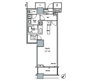 THE TOKYO TOWERS MIDTOWER【25階】の間取り