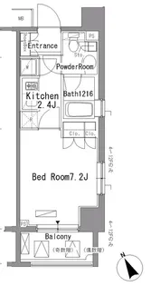 パークアクシス門前仲町【9階】の間取り