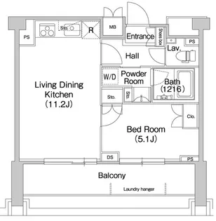 コンフォリア駒場【2階】の間取り