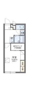 レオパレススプリング【2階】の間取り