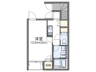 レオネクストレインボーヒルズ【1階】の間取り