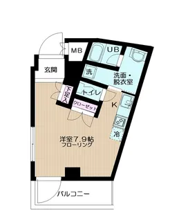 ハーモニーコート【6階】の間取り