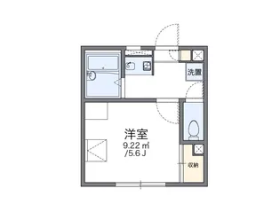 レオパレスKAORU【2階】の間取り