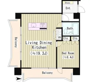 カーサクロヤナギ【4階】の間取り