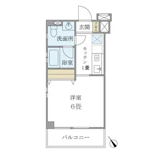 キバサンフラット【2階】の間取り