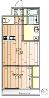 東京都目黒区中根1丁目【マンション】の間取り