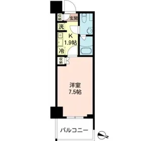 MFPRコート木場公園【13階】の間取り