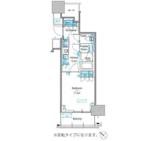 パークアクシス豊洲キャナル【19階】の間取り