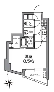 Eno de豪徳寺【1階】の間取り