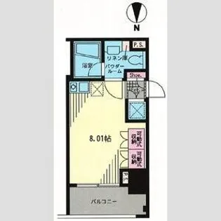 プライムアーバン学芸大学II【5階】の間取り