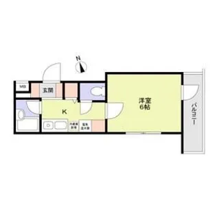 URBAN LINK蒲田【12階】の間取り