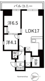 シティコート目黒4号棟【3階】の間取り