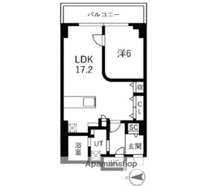 シティコート目黒4号棟 4【5階】の間取り