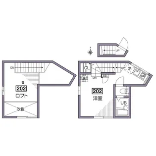 グランエッグス桜新町S【2階】の間取り