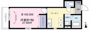 クレアセンリ【2階】の間取り