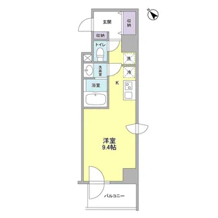 スタイリオ中延【8階】の間取り