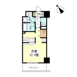 TKフラッツ渋谷【0502号室】の間取り