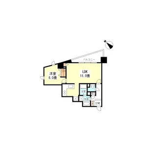 TKフラッツ渋谷【1階】の間取り
