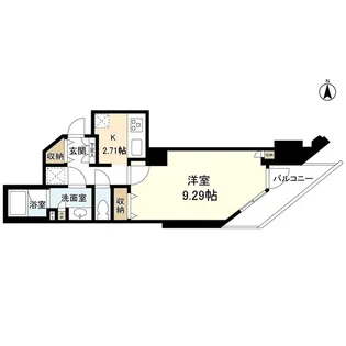 スタイリオ旗の台Ⅱ【2階】の間取り