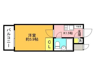 アーバン・ドヌール【4階】の間取り