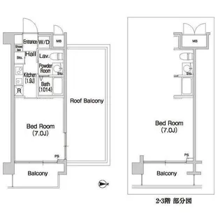 コンフォリア大森トロワ【4階】の間取り