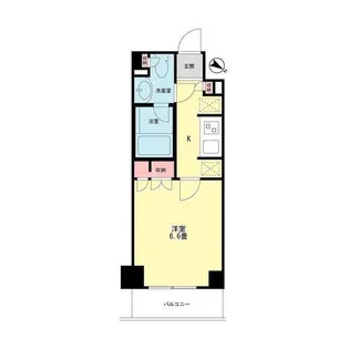 コスモリード目黒学芸大学イースト【2階】の間取り