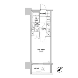 コンフォリア品川EAST【2階】の間取り