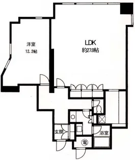 渋谷プロパティータワー【15階】の間取り